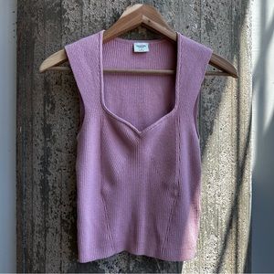 NWOT Abercrombie Portrait Sweetheart Sweater Tank Size Small